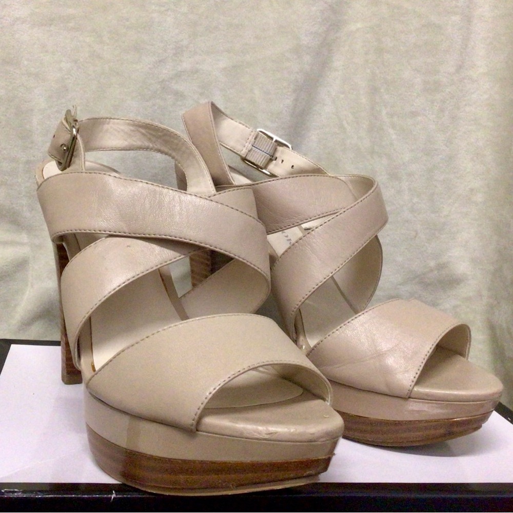 Classic Audrey Brooke Wide-Strap Platform Heels - Picture 2 of 6